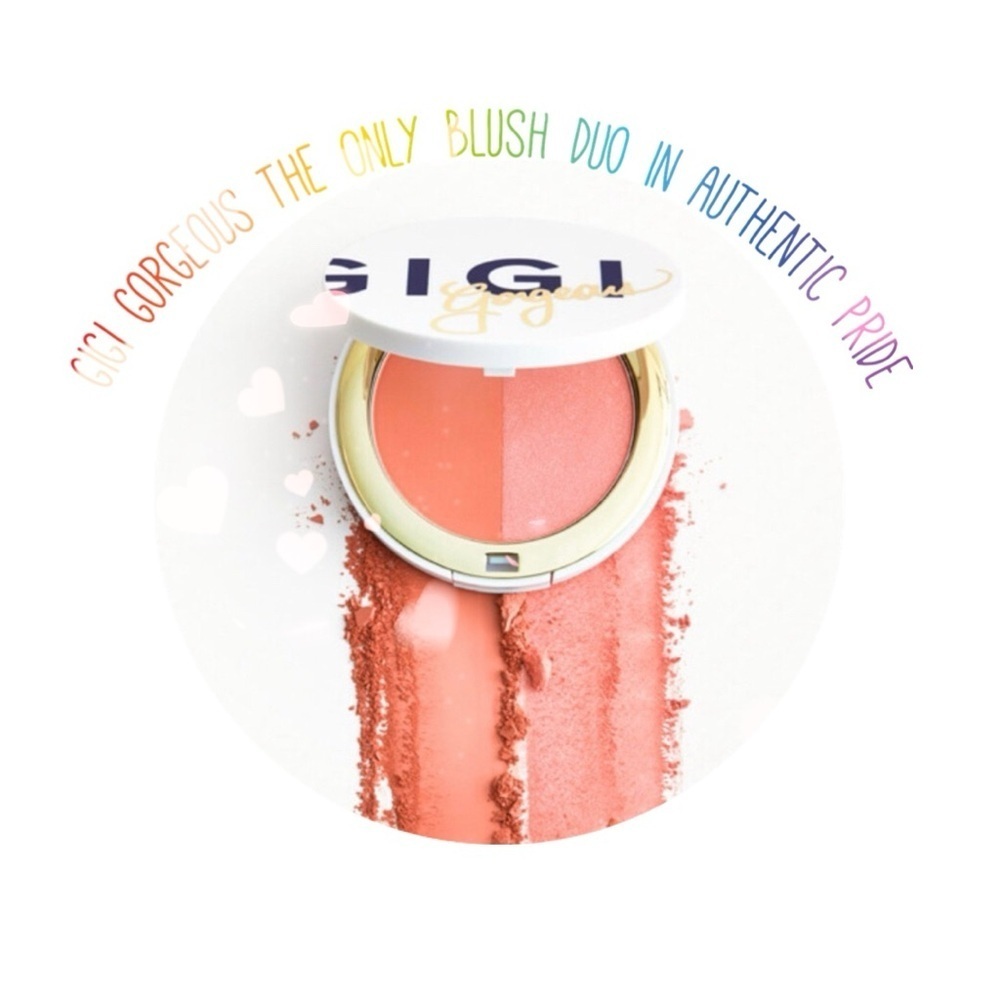 NIB 🌈 GIGI Gorgeous The Only Blush Duo in Authentic + Pride